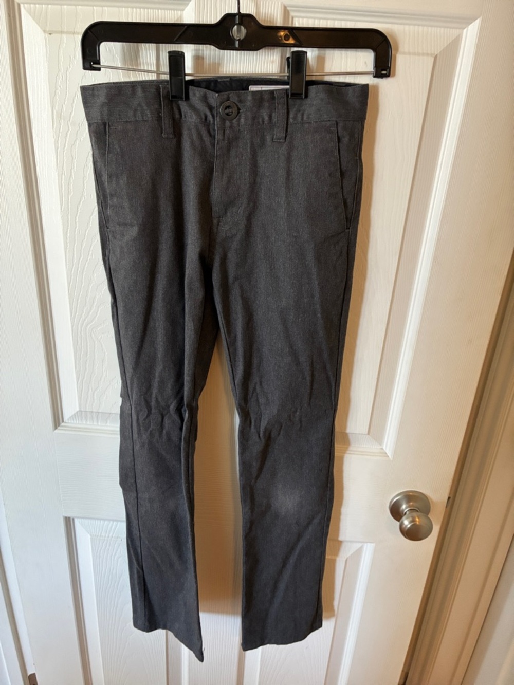 Volcom Men's Charcoal Slim Dress Pants